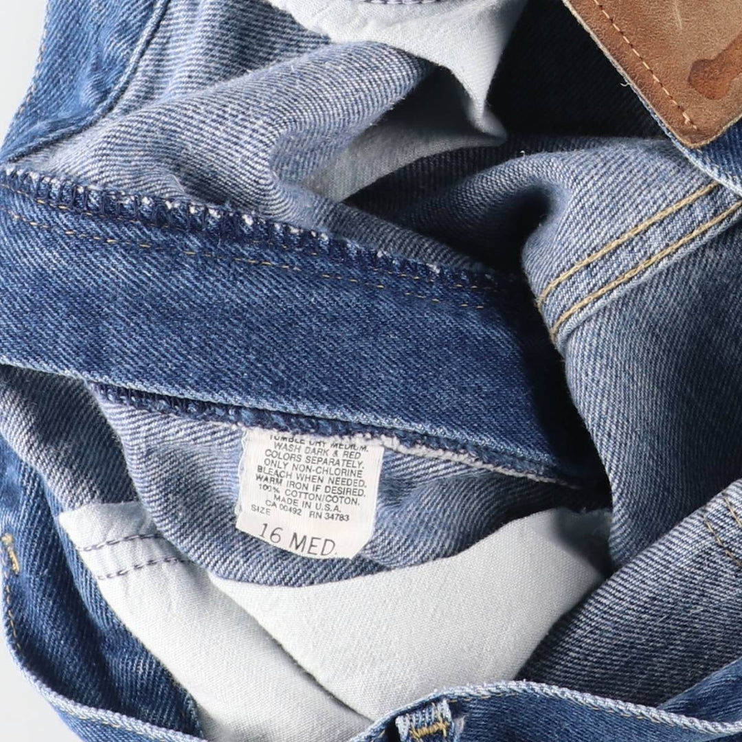 Vintage 1980'S Lee Riders tapered denim pants, made in the USA, women's size L (w30). cotton blue type Vintage Second Hand