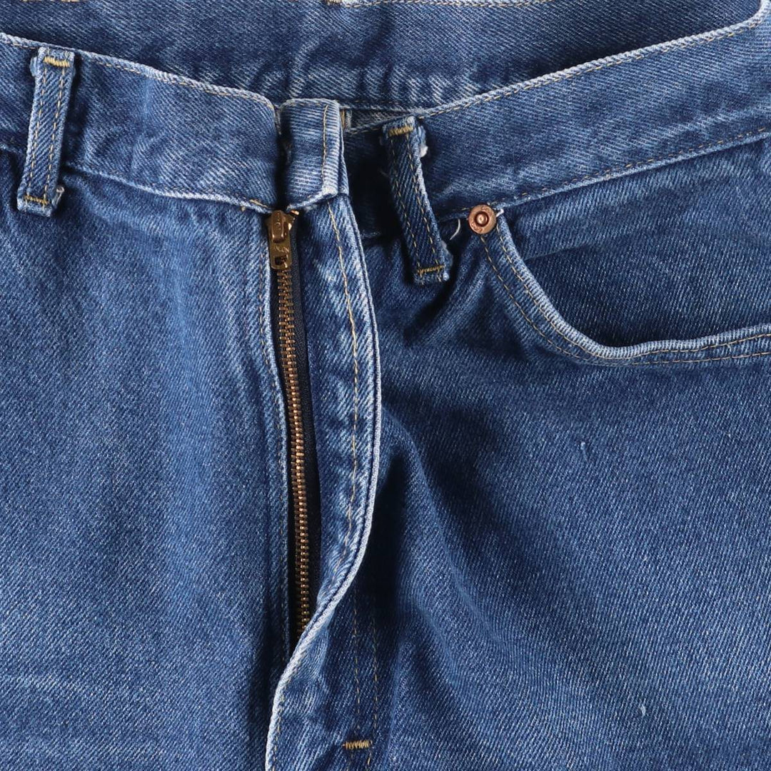 Vintage 1980'S Lee Riders tapered denim pants, made in the USA, women's size L (w30). cotton blue type Vintage Second Hand