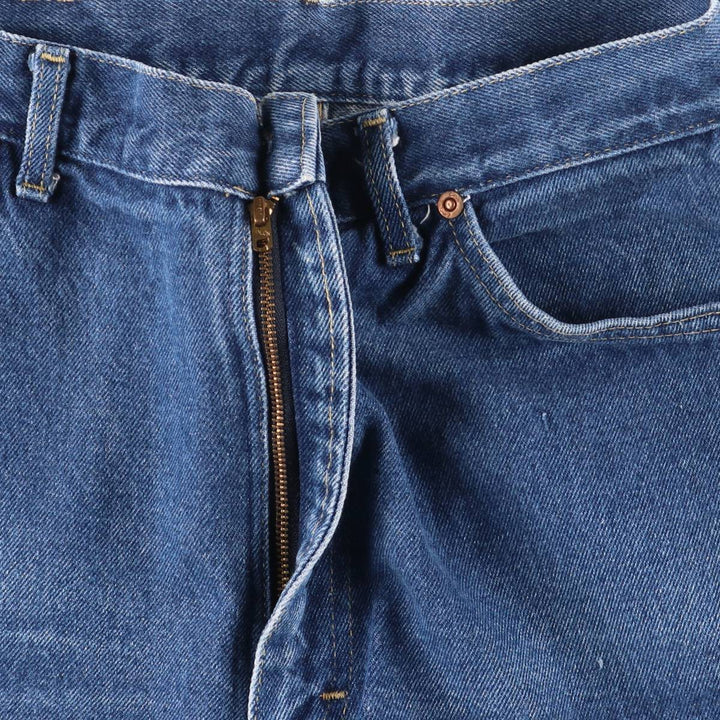Vintage 1980'S Lee Riders tapered denim pants, made in the USA, women's size L (w30). cotton blue type Vintage Second Hand