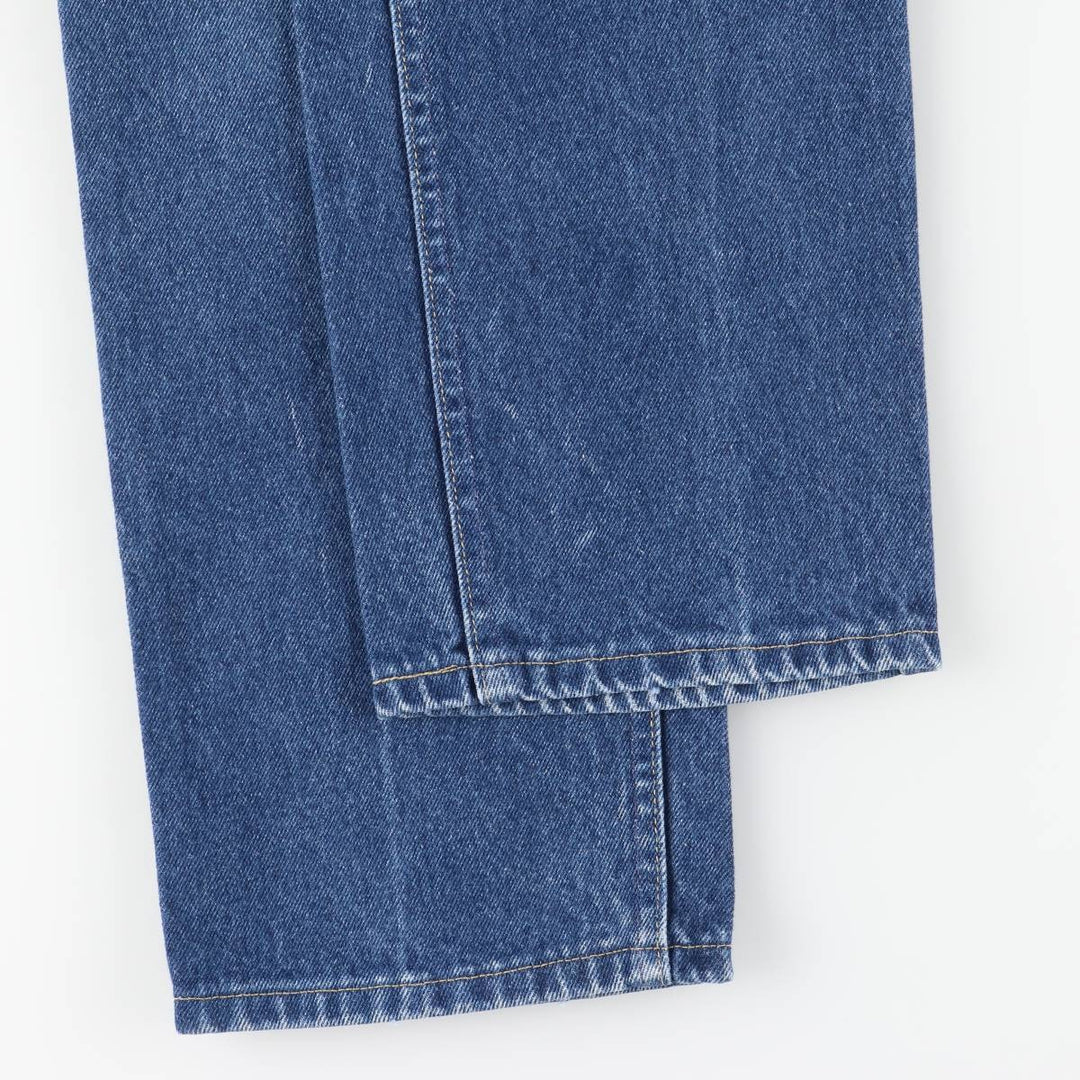 Vintage 1980'S Lee Riders tapered denim pants, made in the USA, women's size L (w30). cotton blue type Vintage Second Hand