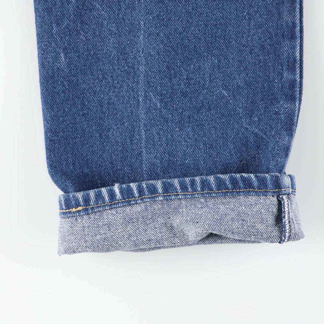 Vintage 1980'S Lee Riders tapered denim pants, made in the USA, women's size L (w30). cotton blue type Vintage Second Hand