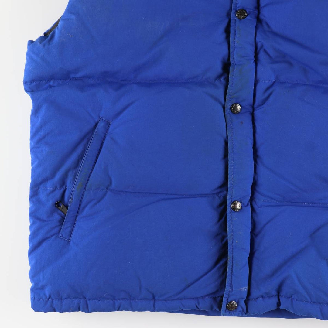 90s-00'S Vintage The North Face Down Vest, Men's XL Nylon blue type Vintage Second Hand