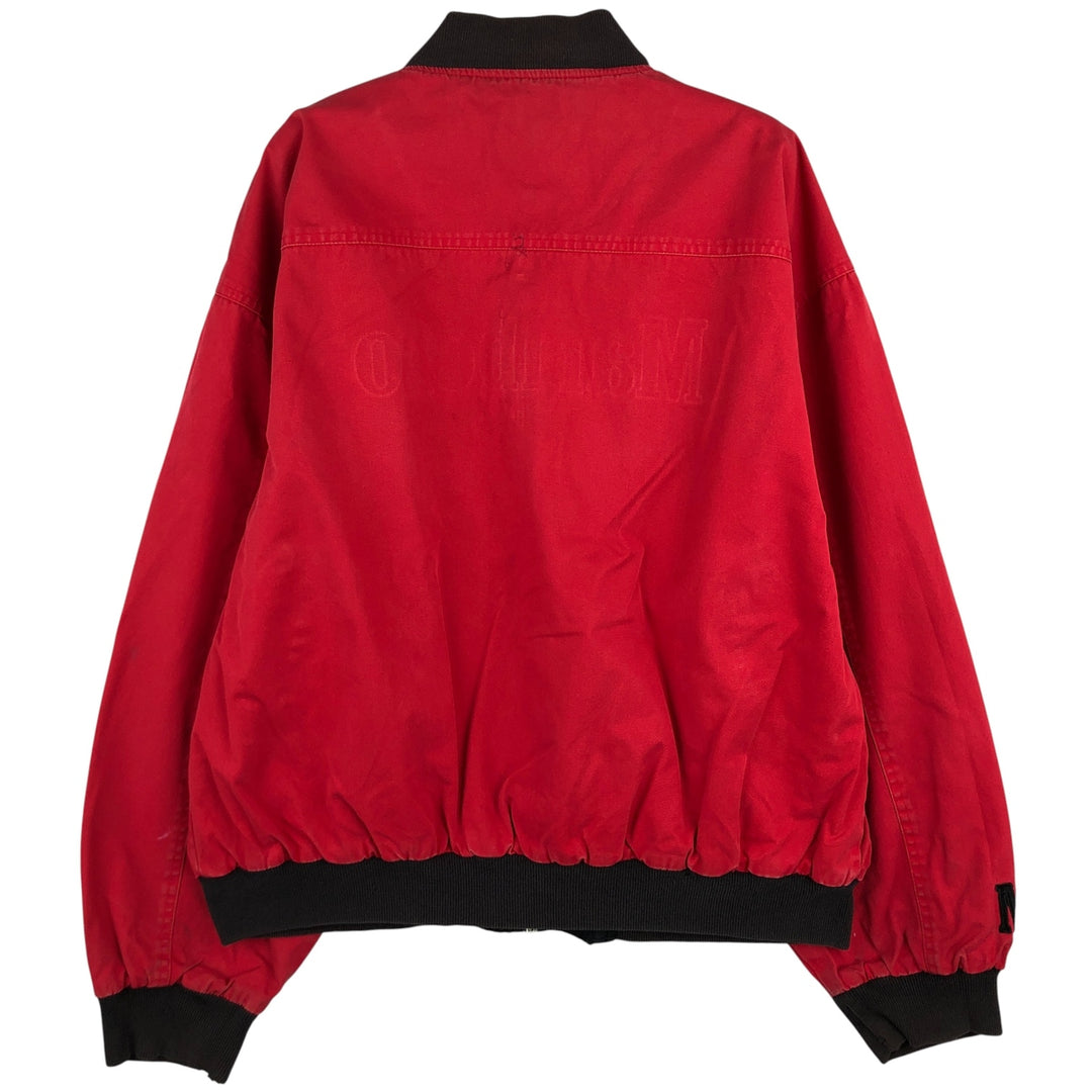 Marlboro Back Logo Reversible Cotton Blouson Men's Size L unclear black type Vintage Second Hand