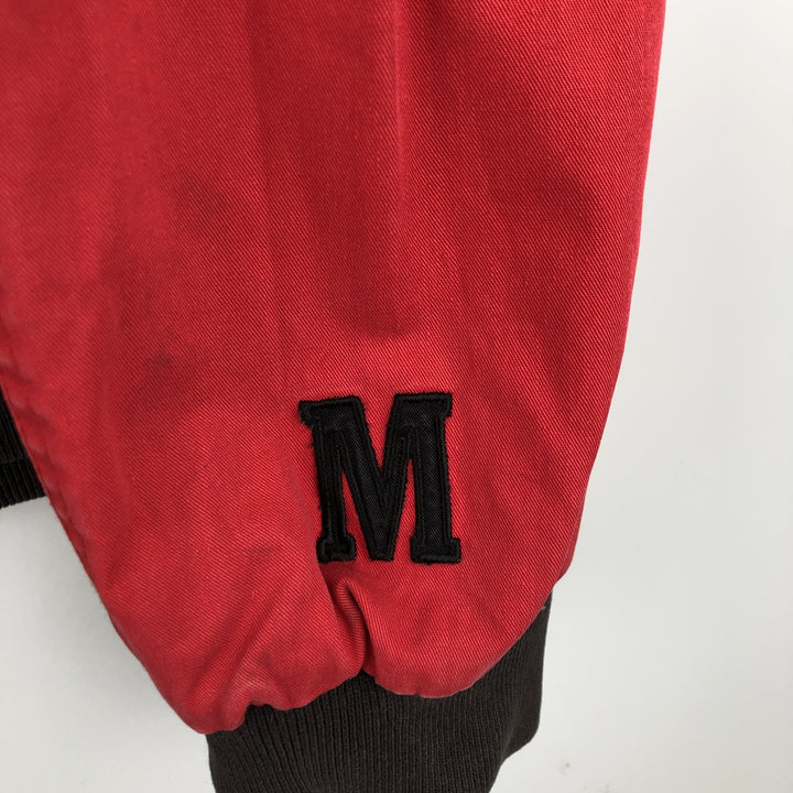 Marlboro Back Logo Reversible Cotton Blouson Men's Size L unclear black type Vintage Second Hand