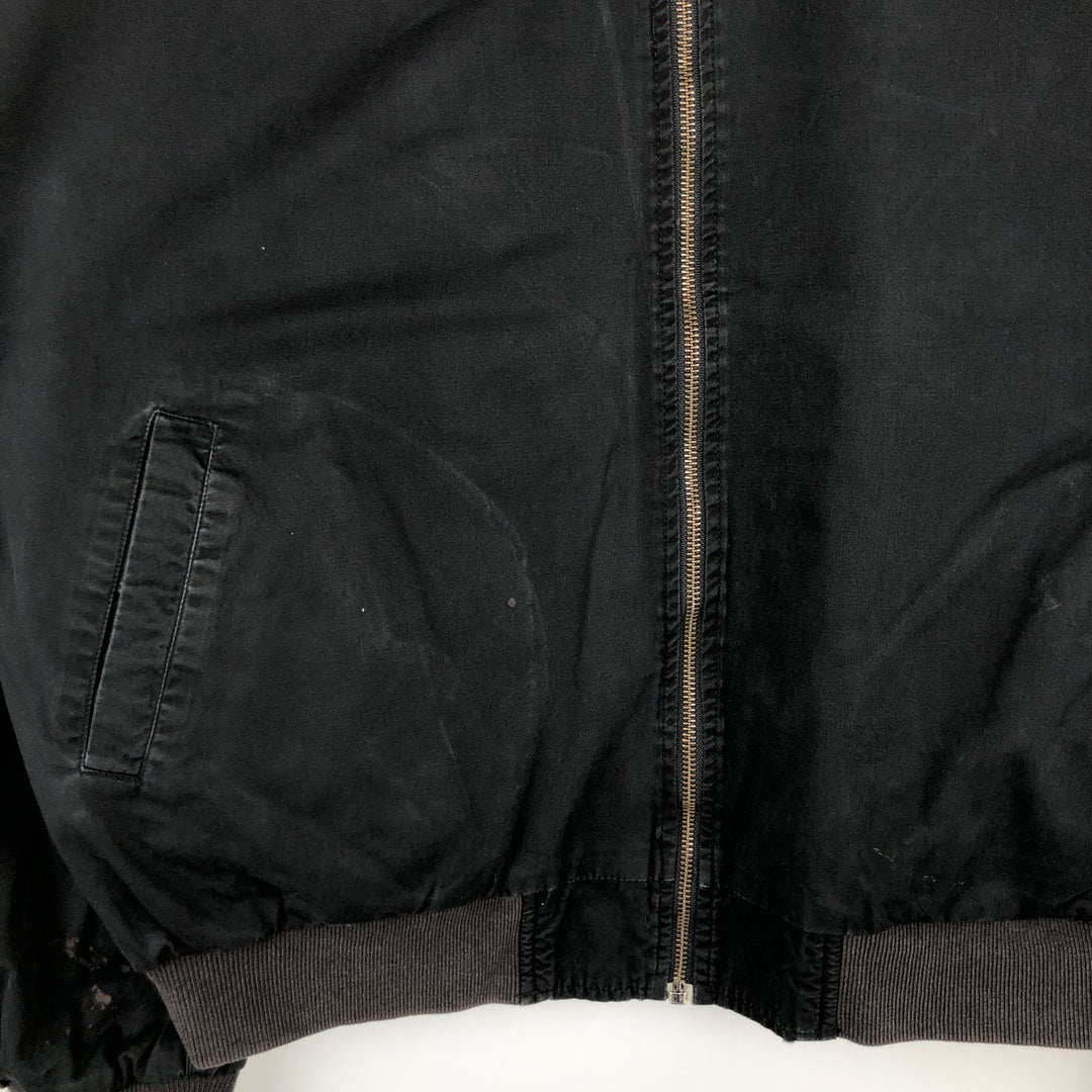 Marlboro Back Logo Reversible Cotton Blouson Men's Size L unclear black type Vintage Second Hand