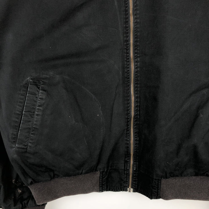 Marlboro Back Logo Reversible Cotton Blouson Men's Size L unclear black type Vintage Second Hand