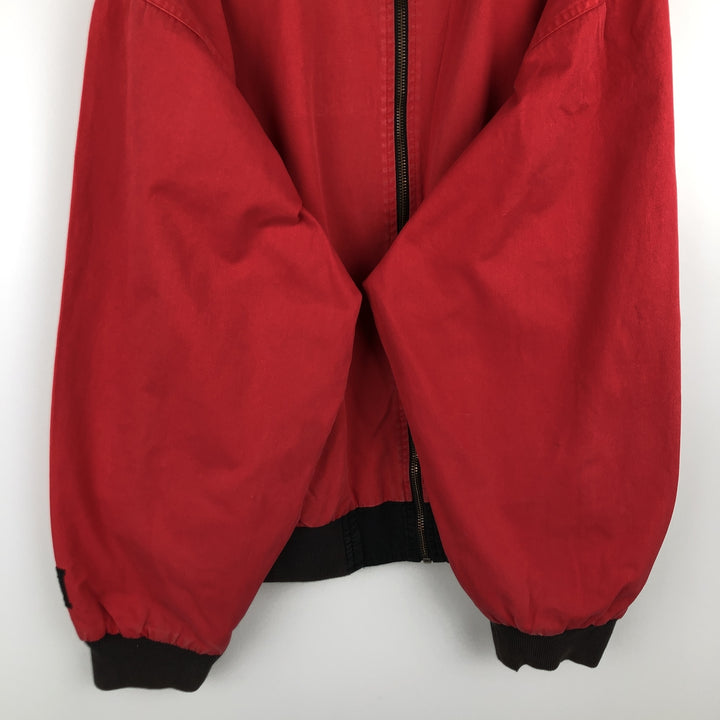 Marlboro Back Logo Reversible Cotton Blouson Men's Size L unclear black type Vintage Second Hand