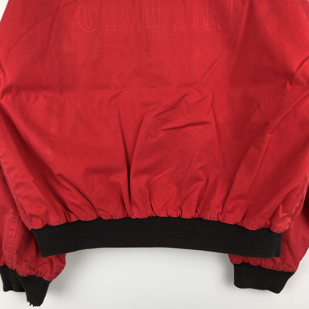 Marlboro Back Logo Reversible Cotton Blouson Men's Size L unclear black type Vintage Second Hand
