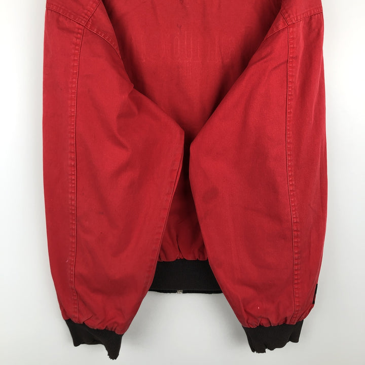 Marlboro Back Logo Reversible Cotton Blouson Men's Size L unclear black type Vintage Second Hand