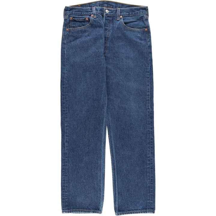 90s-00'S Vintage Levi's 501 Straight Denim Pants, Men's Size W32 unclear blue type Vintage Second Hand