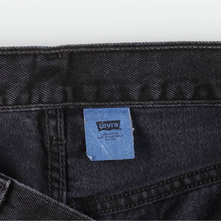 2000'S Levi's 501-0660 Black Denim Straight Leg Denim Pants, Men's Size W33 cotton black type Vintage Second Hand