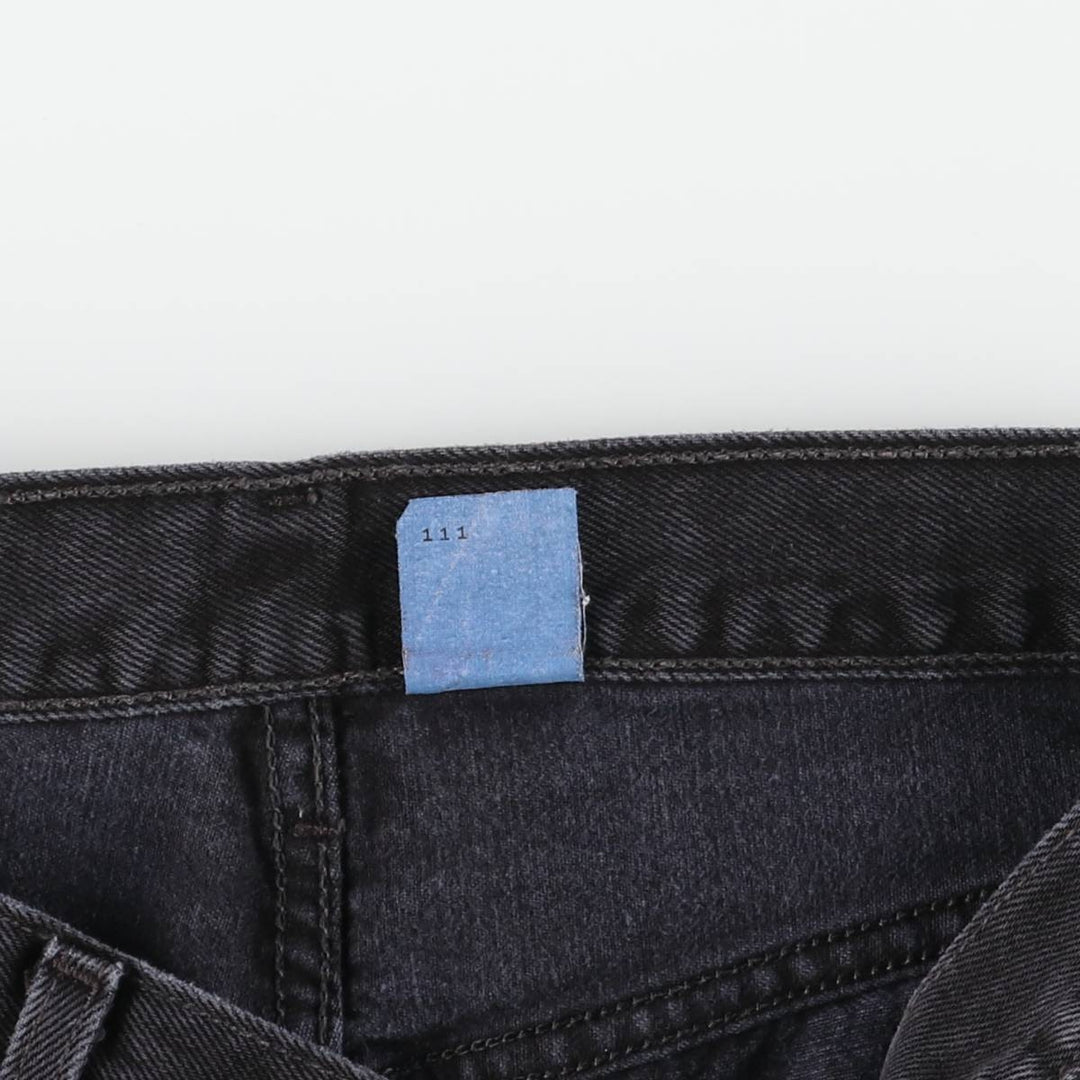 2000'S Levi's 501-0660 Black Denim Straight Leg Denim Pants, Men's Size W33 cotton black type Vintage Second Hand