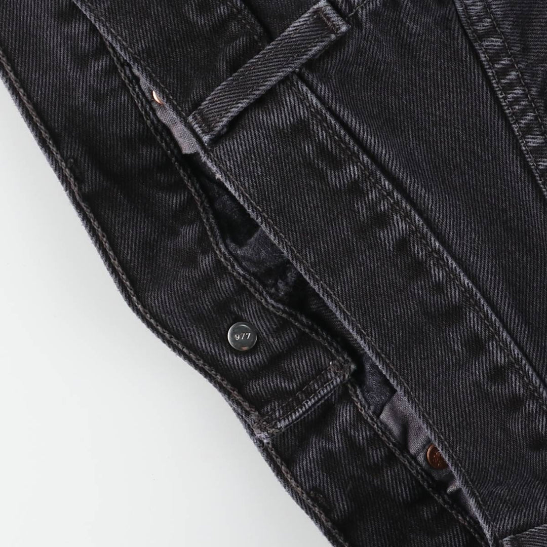 2000'S Levi's 501-0660 Black Denim Straight Leg Denim Pants, Men's Size W33 cotton black type Vintage Second Hand