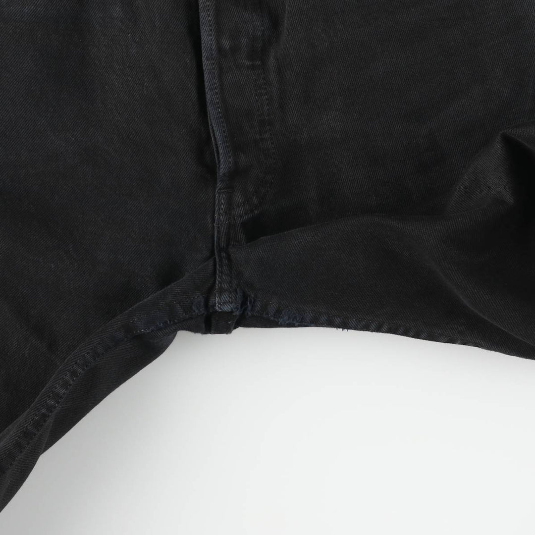 Levi's 501 Euro Model Black Denim Straight Denim Pants, Men's Size W33 cotton black type Vintage Second Hand