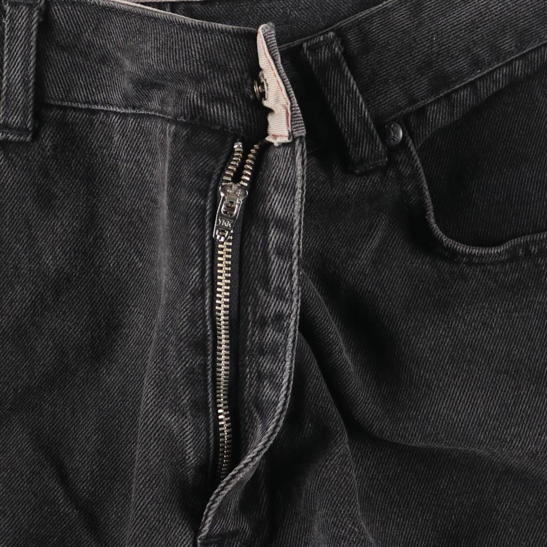 Marithe Francois Girbaud Men's Tapered Denim Pants in Black (Size W34) cotton black type Vintage Second Hand