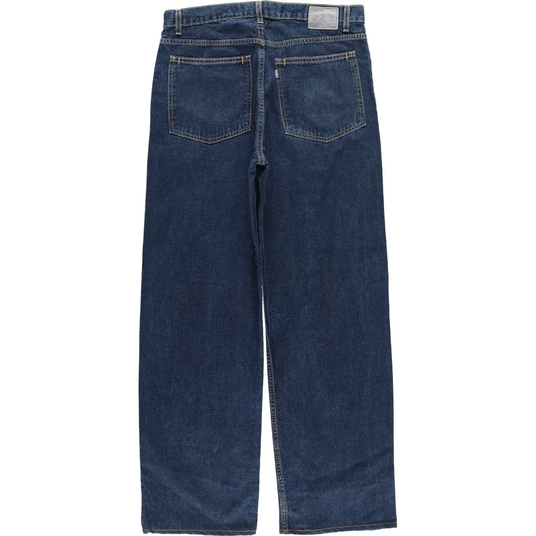 2000'S Levi's Silver Tab Low + Loose Fit Tapered Denim Pants, Men's Size 36 cotton navy blue type Vintage Second Hand