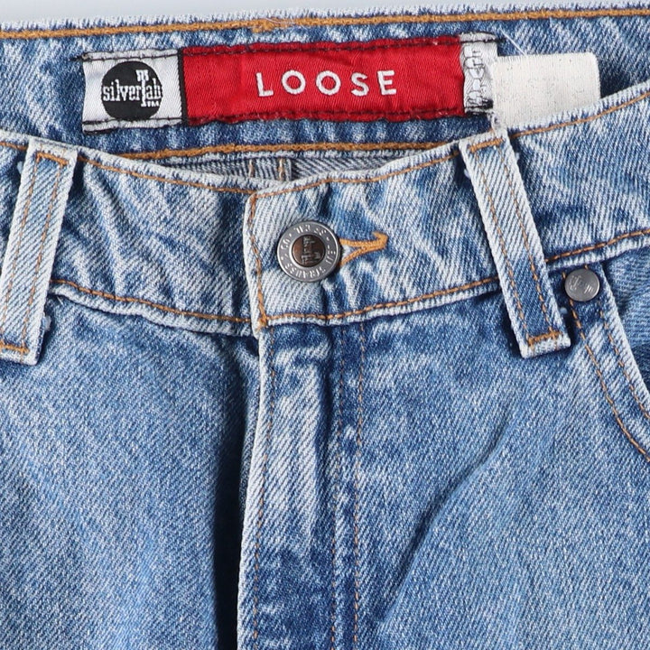 Levi's SILVER TAB LOOSE Tapered Denim Pants, Men's Size W31 unclear blue type Vintage Second Hand