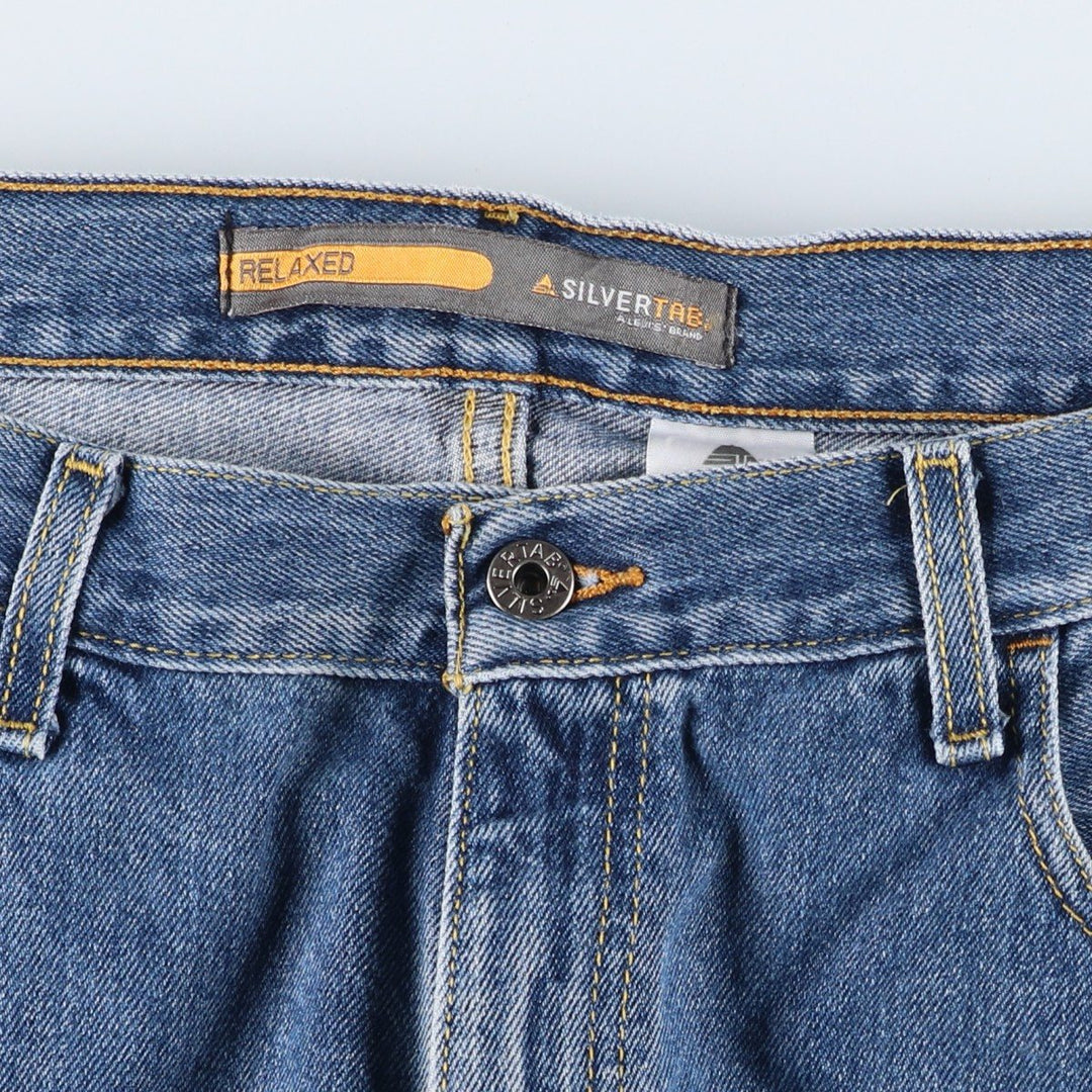 2000'S Levi's Silver Tab Relaxed Straight Denim Pants, Men's, Size W35 cotton blue type Vintage Second Hand