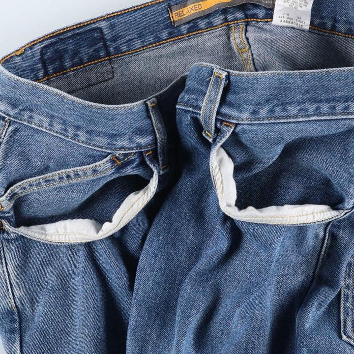 2000'S Levi's Silver Tab Relaxed Straight Denim Pants, Men's, Size W35 cotton blue type Vintage Second Hand