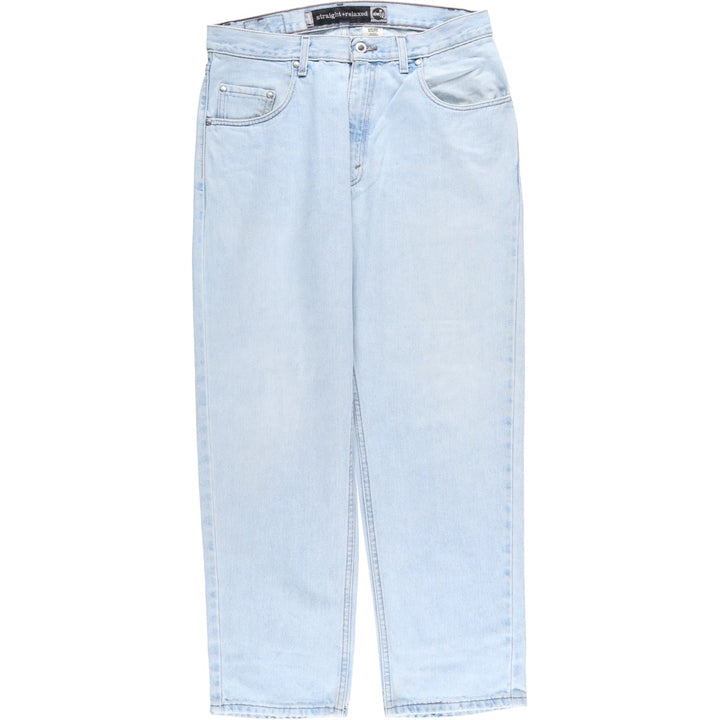 2000'S Levi's Silver Tab Straight+Relaxed Tapered Denim Pants, Made in USA, Men's Size 34 cotton blue type Vintage Second Hand