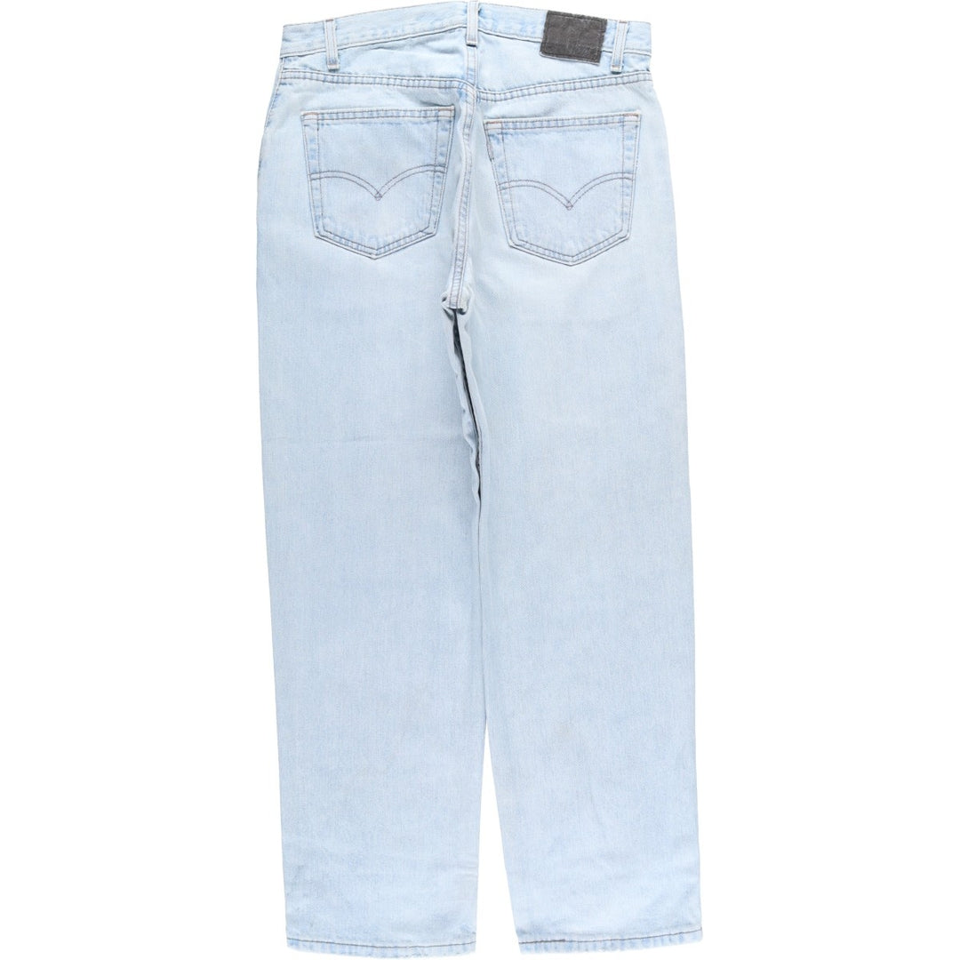 2000'S Levi's Silver Tab Straight+Relaxed Tapered Denim Pants, Made in USA, Men's Size 34 cotton blue type Vintage Second Hand