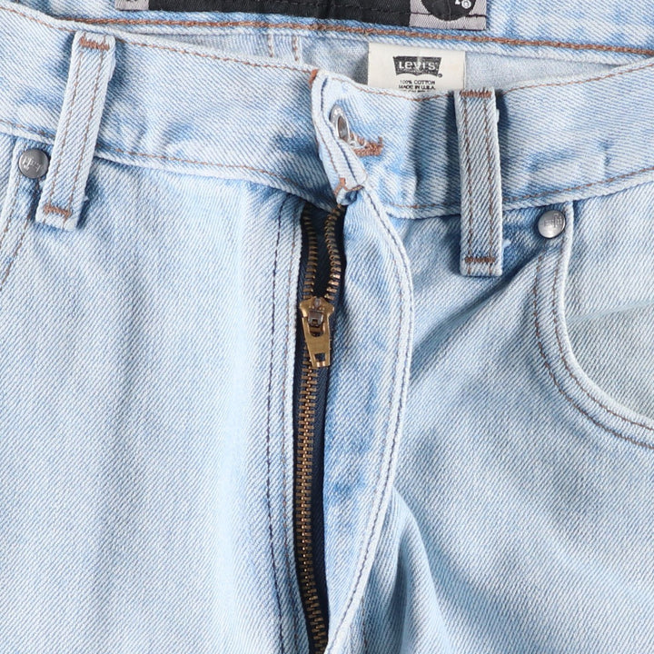 2000'S Levi's Silver Tab Straight+Relaxed Tapered Denim Pants, Made in USA, Men's Size 34 cotton blue type Vintage Second Hand