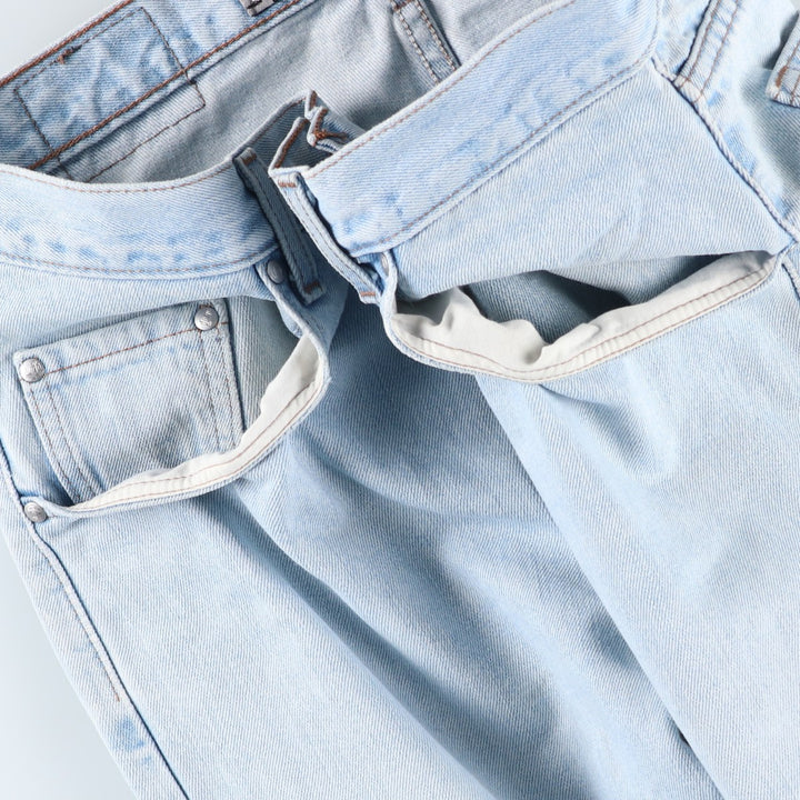 2000'S Levi's Silver Tab Straight+Relaxed Tapered Denim Pants, Made in USA, Men's Size 34 cotton blue type Vintage Second Hand
