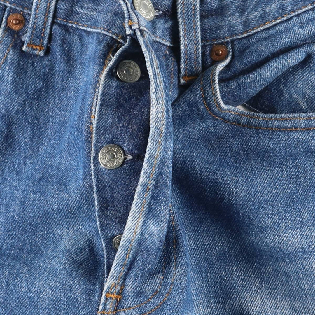 Vintage 1990'S Levi's 501 Straight Denim Pants, Made in USA, Women's Size M (W26) cotton blue type Vintage Second Hand