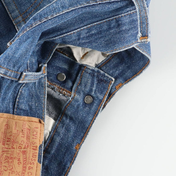 Vintage 1990'S Levi's 501 Straight Denim Pants, Made in USA, Women's Size M (W26) cotton blue type Vintage Second Hand