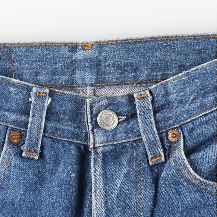 Vintage 1990'S Levi's 501 Straight Denim Pants, Made in USA, Women's Size M (W26) cotton blue type Vintage Second Hand