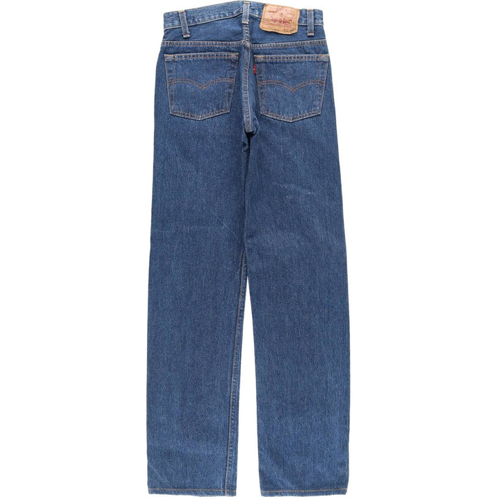 Vintage 1990'S Levi's 501-0000 Straight Denim Pants, Made in USA, Women's Size L (W27) cotton blue type Vintage Second Hand