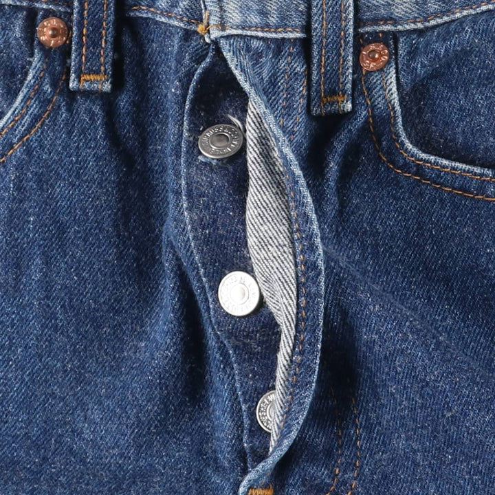 Vintage 1990'S Levi's 501-0000 Straight Denim Pants, Made in USA, Women's Size L (W27) cotton blue type Vintage Second Hand