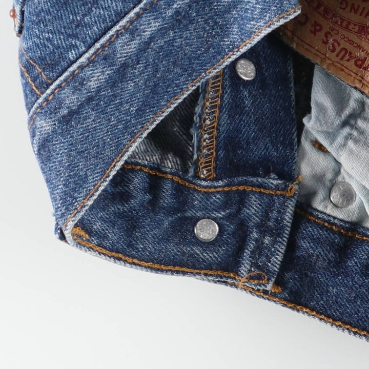 Vintage 1990'S Levi's 501-0000 Straight Denim Pants, Made in USA, Women's Size L (W27) cotton blue type Vintage Second Hand