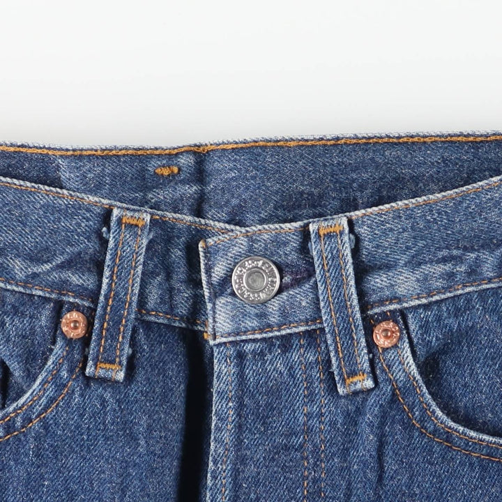 Vintage 1990'S Levi's 501-0000 Straight Denim Pants, Made in USA, Women's Size L (W27) cotton blue type Vintage Second Hand