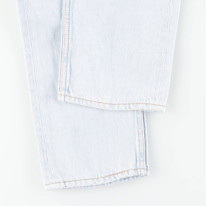 90'S Levi's 6501-0133 Straight-leg Denim Pants, Made in USA, Women's Size L (W28), Vintage cotton Blue type light blue Vintage Second Hand