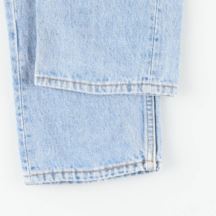 90'S Levi's 501-0193 Straight Denim Pants, Made in USA, Women's Size L (W28), Vintage unclear blue type Vintage Second Hand