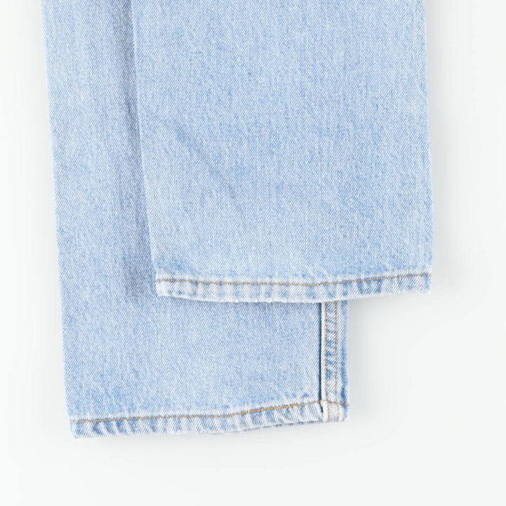 90'S Levi's 501-0193 Straight Denim Pants, Made in USA, Women's Size L (W28), Vintage unclear blue type Vintage Second Hand