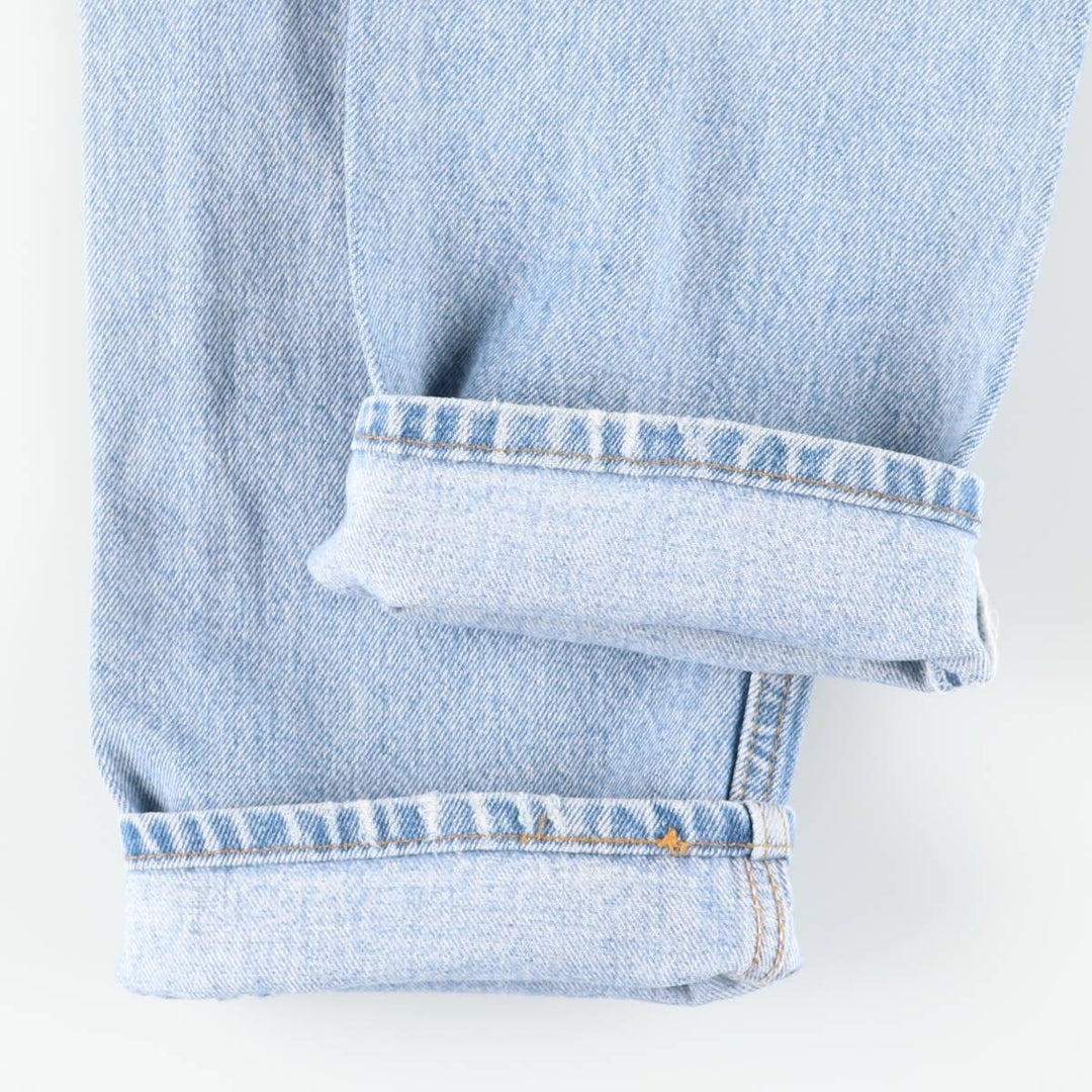 90'S Levi's 501-0193 Straight Denim Pants, Made in USA, Women's Size L (W28), Vintage unclear blue type Vintage Second Hand