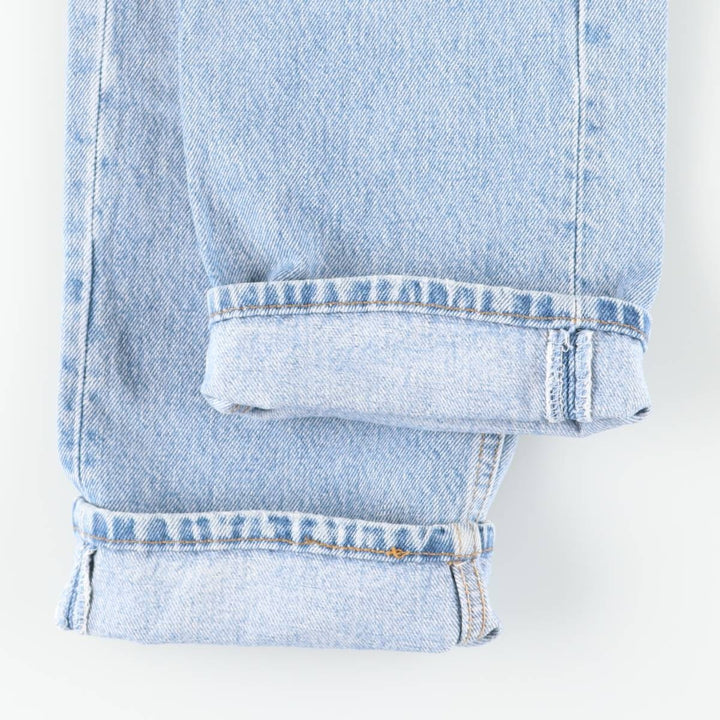 90'S Levi's 501-0193 Straight Denim Pants, Made in USA, Women's Size L (W28), Vintage unclear blue type Vintage Second Hand