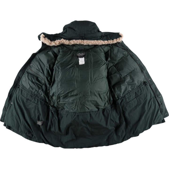 Eddie Bauer N-3B Type Goose Down Parka, Men's XL polyester Khaki type Vintage Second Hand