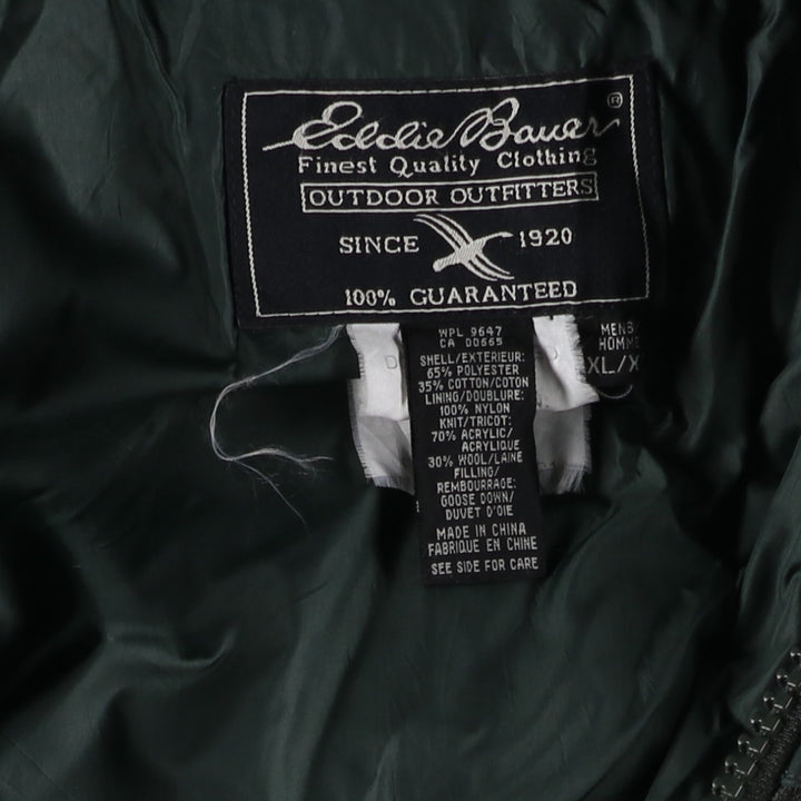 Eddie Bauer N-3B Type Goose Down Parka, Men's XL polyester Khaki type Vintage Second Hand