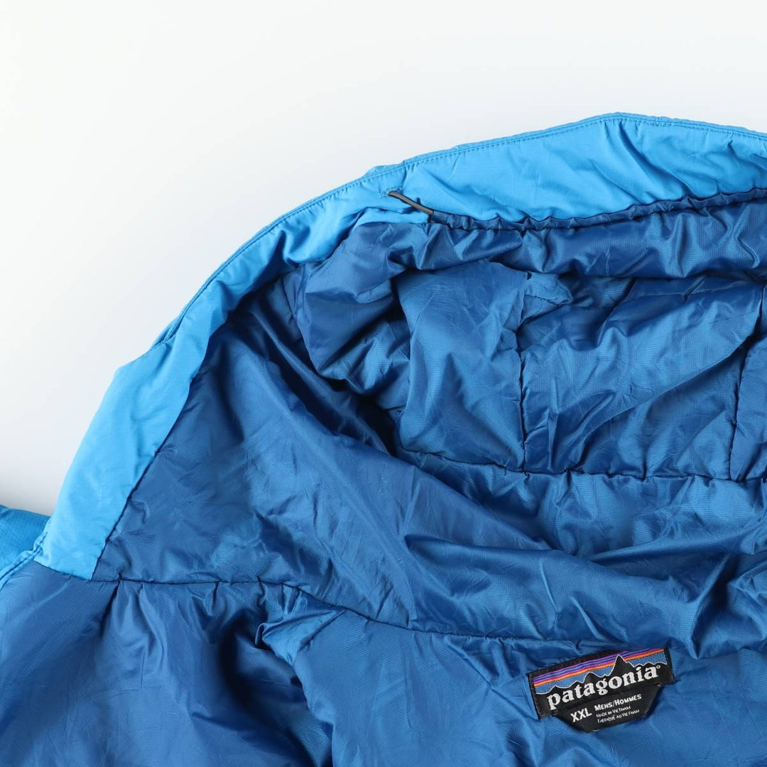 Patagonia Micro Puff Hoody 83975FA12, Men's XXL Size polyester Blue type light blue Vintage Second Hand