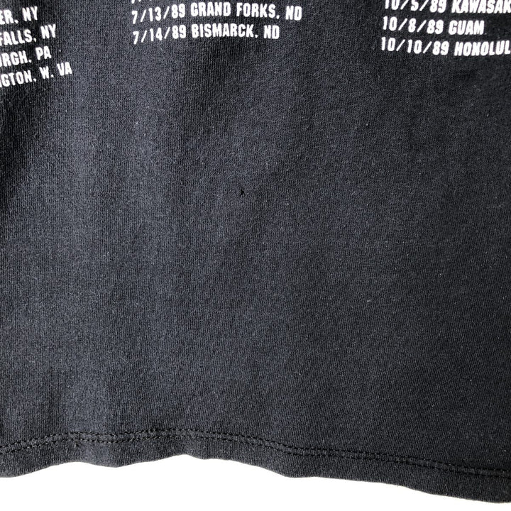 Vintage 90'S Stedman Bullet Boys On Tour '88-'89 Tour Band T-Shirt, Made in USA, Men's Size XL cotton black type Vintage Second Hand