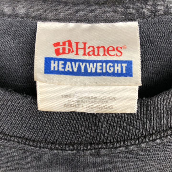 Hanes Heavyweight Slipknot Band T-Shirt, Men's Size Large cotton black type Vintage Second Hand