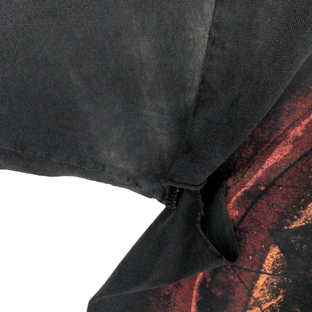 Hanes Heavyweight Slipknot Band T-Shirt, Men's Size Large cotton black type Vintage Second Hand