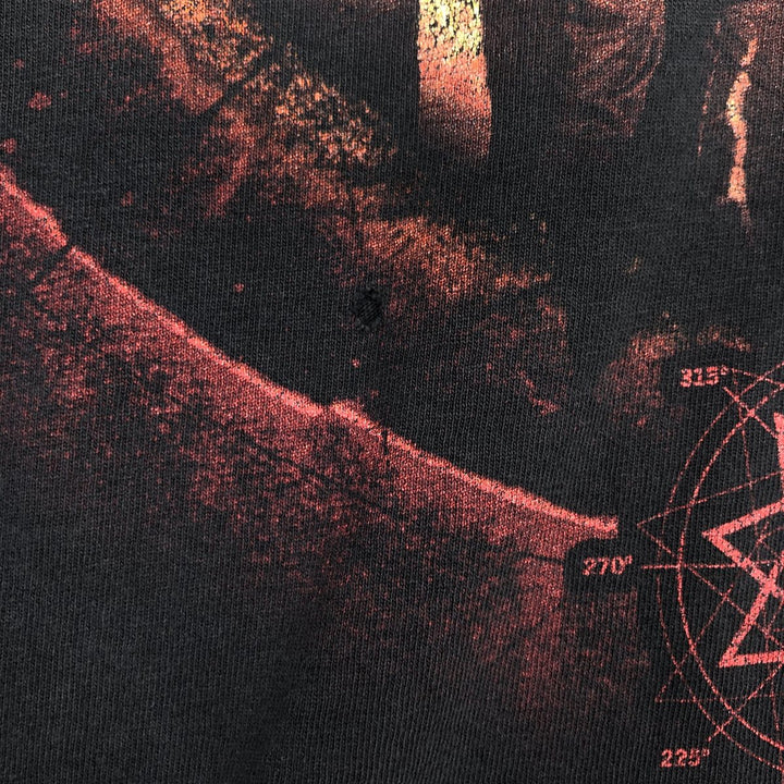 Hanes Heavyweight Slipknot Band T-Shirt, Men's Size Large cotton black type Vintage Second Hand