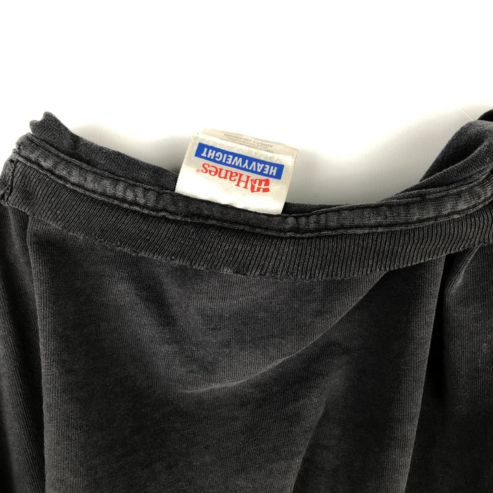 Hanes Heavyweight Slipknot Band T-Shirt, Men's Size Large cotton black type Vintage Second Hand