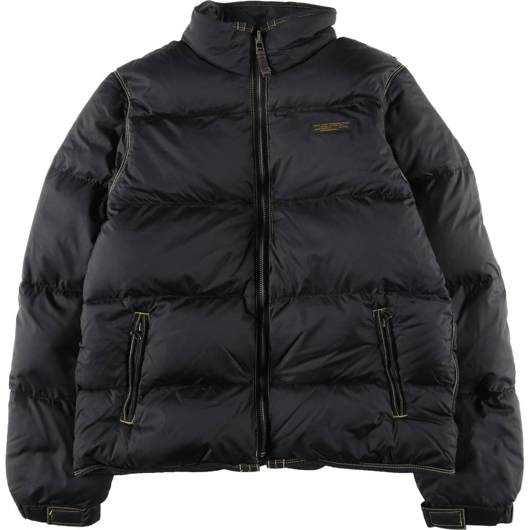 2000'S Ralph Lauren Polo Jeans Company Down Jacket, Men's Size Medium Nylon black type Vintage Second Hand
