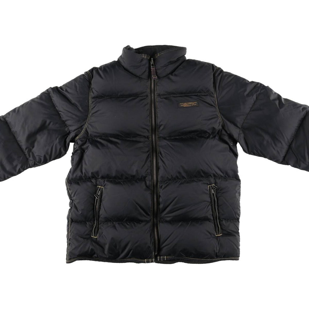 2000'S Ralph Lauren Polo Jeans Company Down Jacket, Men's Size Medium Nylon black type Vintage Second Hand