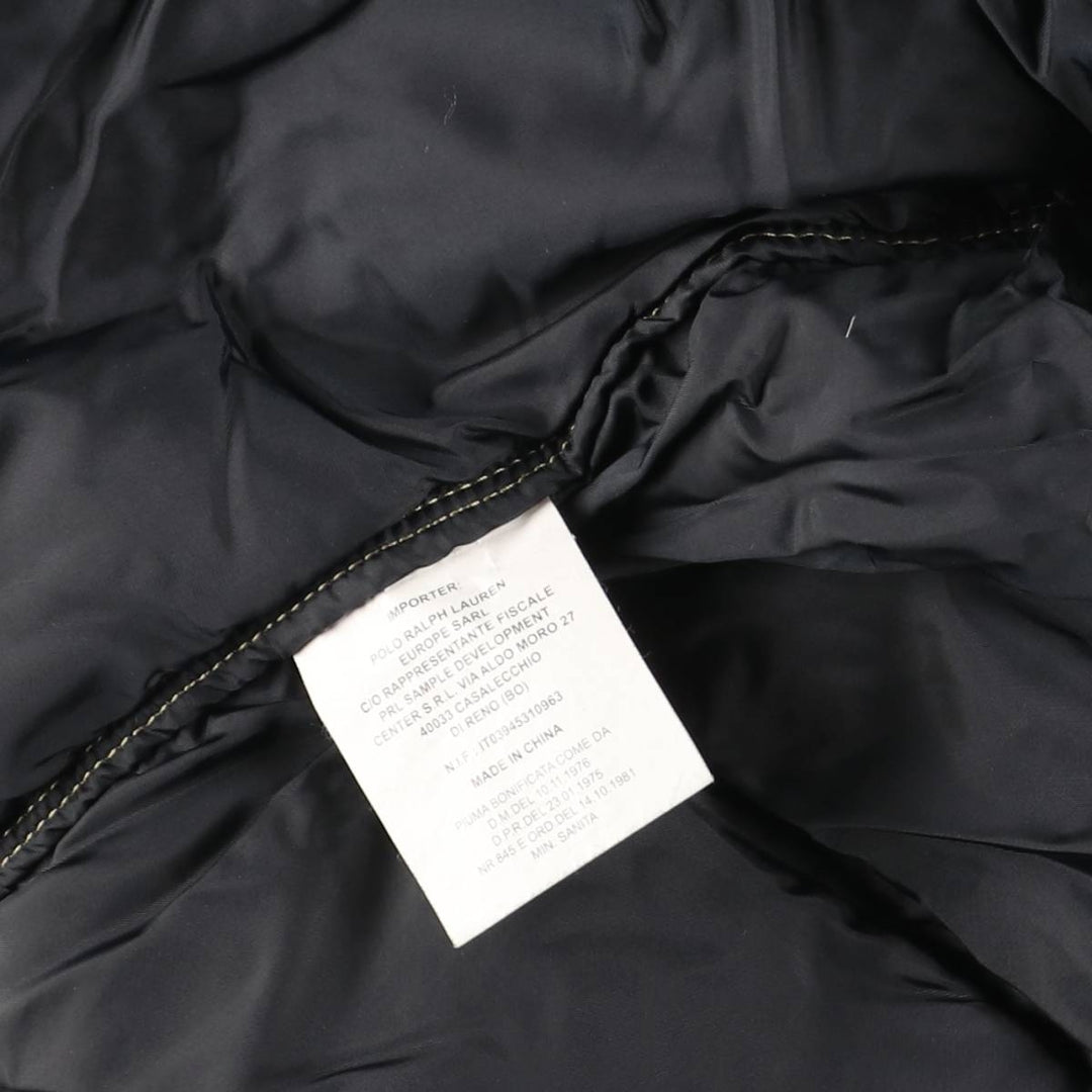 2000'S Ralph Lauren Polo Jeans Company Down Jacket, Men's Size Medium Nylon black type Vintage Second Hand